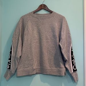 Calvin Klein Performance Gray Logo Sweatshirt
